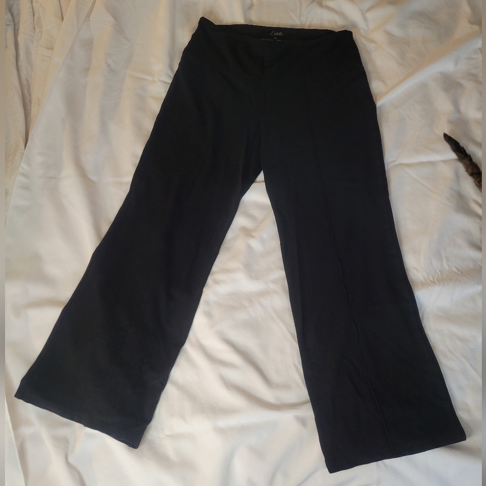Black Lysse Pull-on Dress Pants